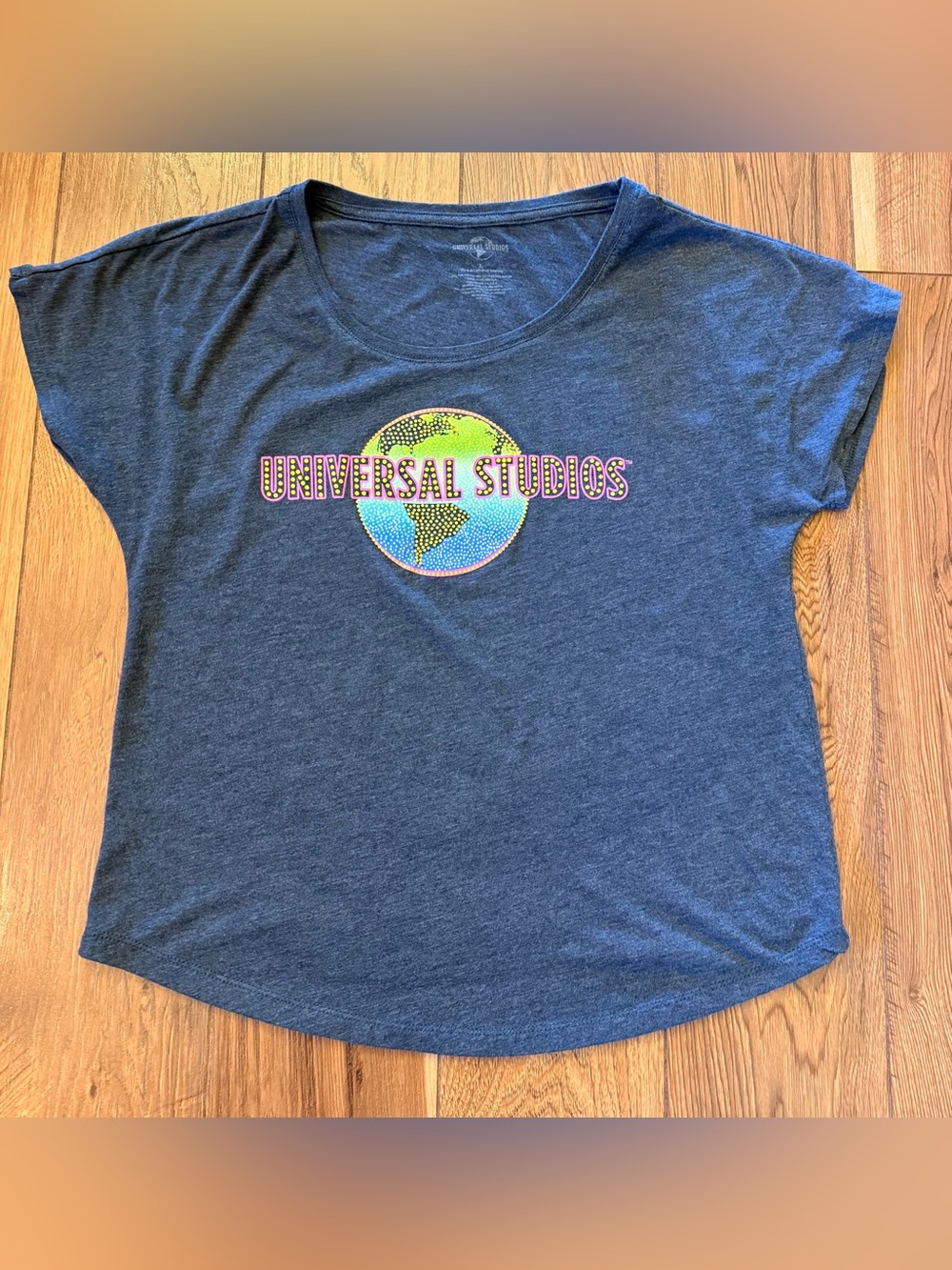 Universal Studios Women's Short Sleeve Tee - Navy Blue